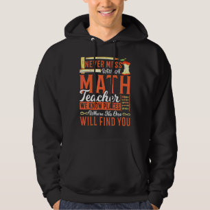 Moletom Professora De Matemática Nunca Mete Com Um Profess