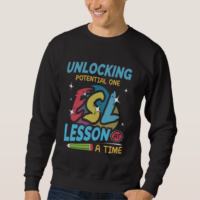 Moletom Professora do ESL Ensino Multilíngue - Professora  (Frente)