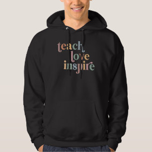 Moletom Professora Ensinando Amor Inspiracional Inspira En