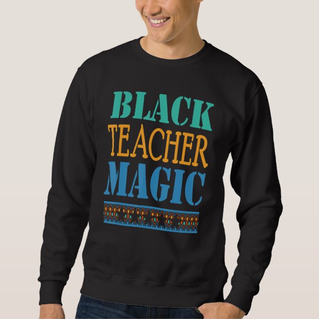 Moletom Professora Negra Magia Para Professora História Ne (Frente)