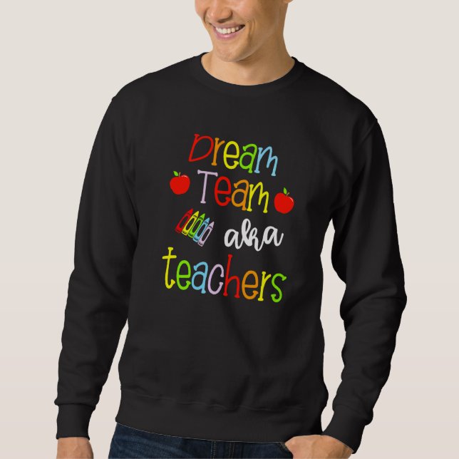 Moletom Professores Da Equipe Dream Aka Educadores Cute Cr (Frente)