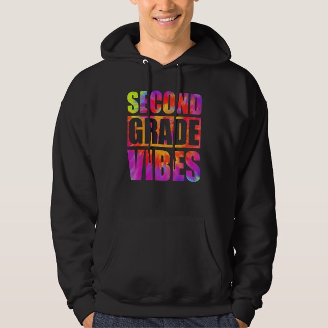 Moletom Professores de 2ª Série Tie Dye Alunos de Volta às (Frente)