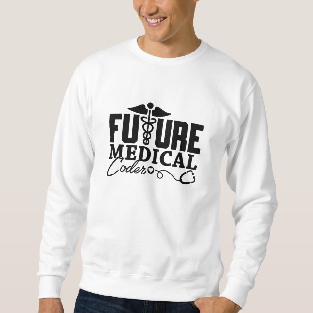 Moletom Programador do Assistente de Codificação Médica Fu (Frente)