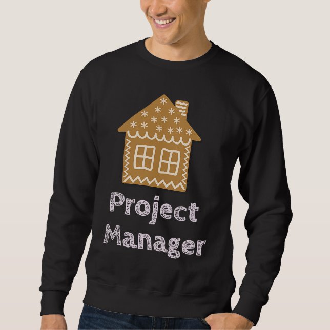 Moletom Project Manager Fun Gingerbread House Decorating (Frente)