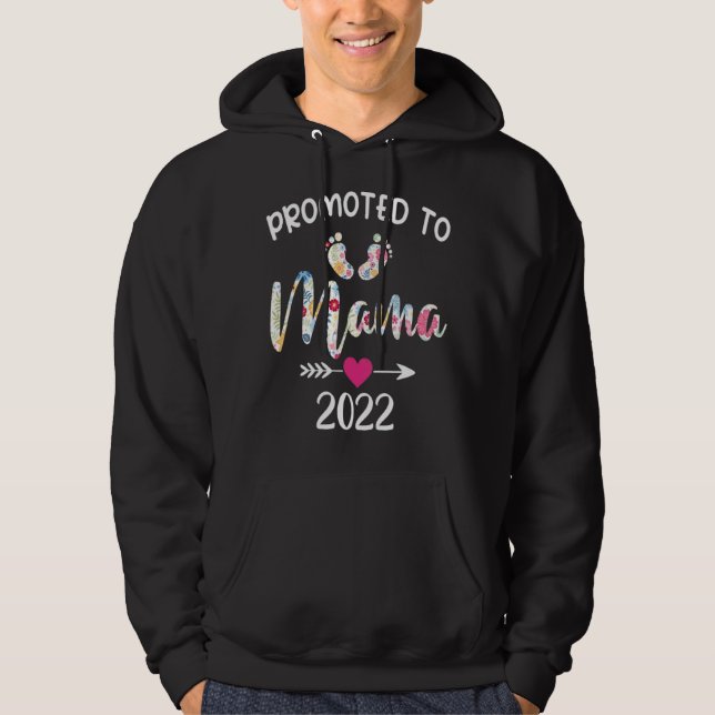 Moletom Promovido À Mamãe Em Breve Para Ser Mãe 2022 (Frente)