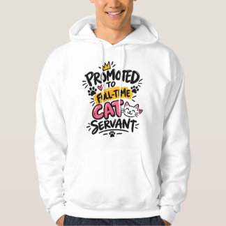 Moletom Promovido a Servo de Gato em Tempo Integral - Amor