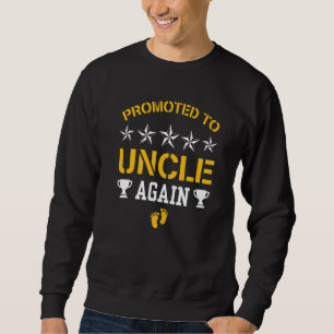 Moletom Promovido a Tio Novamente Logo Serei Tio Novo Bebê