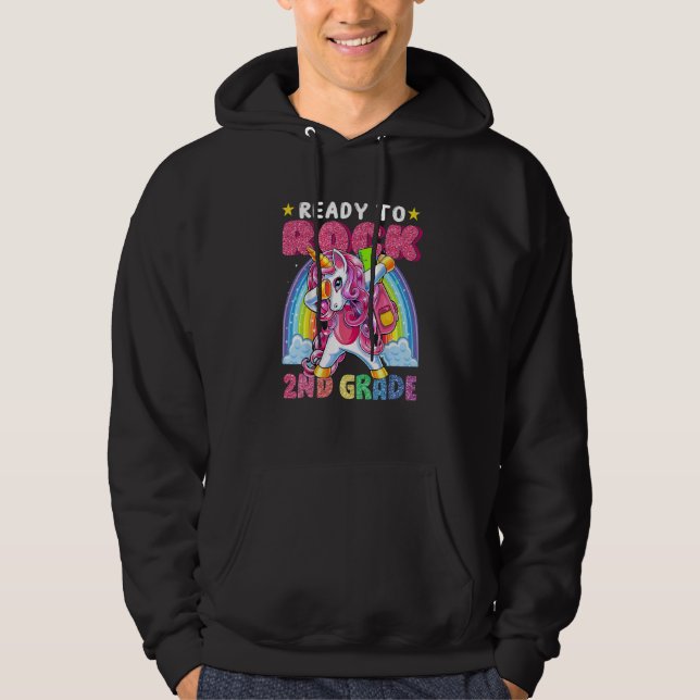 Moletom Pronta Para Rockar Unicórnios Dabbing da 2ª Série  (Frente)