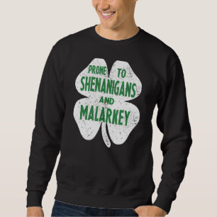 Moletom Pronta Para Shenanigans E Rua Malarkey Engraçado P