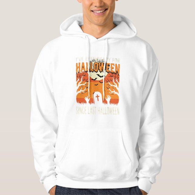 Moletom Pronto Para O Design De Cemitério De Halloween_1 (Frente)