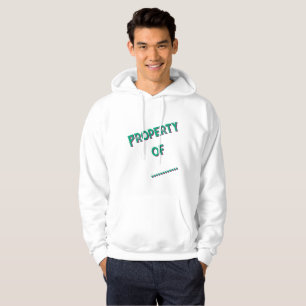 Moletom "Propriedade De" Capuz Personalizado Masculino