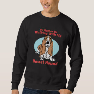 Moletom Proprietário De Cachorro De Cachorro Basset Caminh
