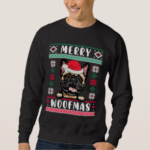 Moletom Proprietário de Cachorro de Natal do Bulldog Franc