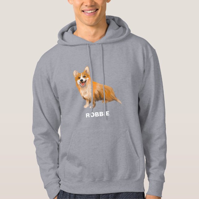 Moletom Proprietário de cães galês corgi pembroke (Frente)