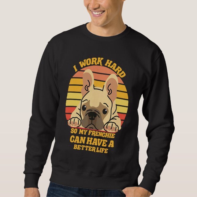 Moletom Proprietário de um cão-de-ouro francês-cônico 1 (Frente)