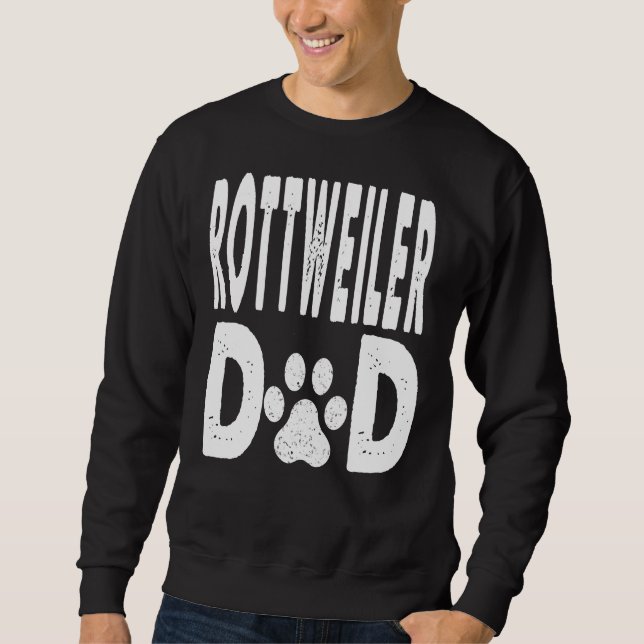 Moletom Proprietário do Cachorro do Rottweiler Pai (Frente)