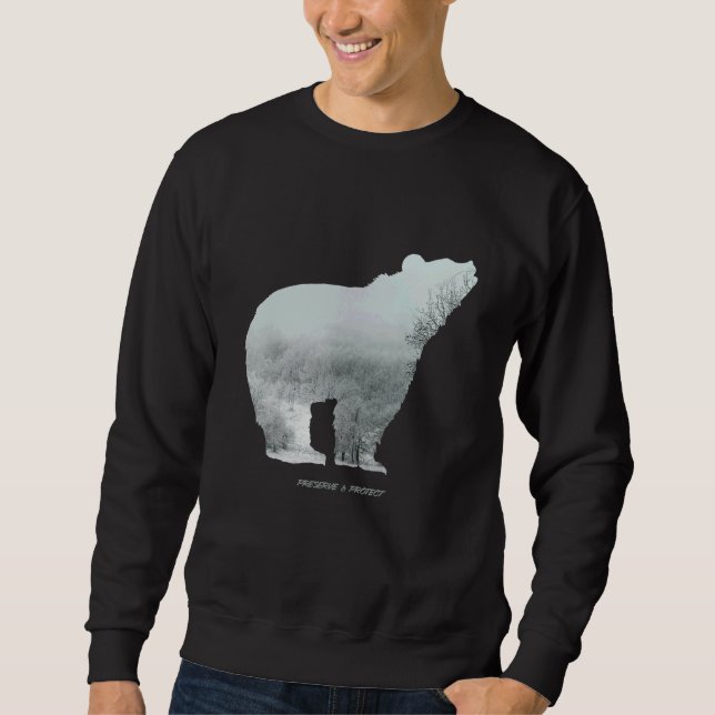 Moletom Proteção ambiental e conservação da natureza b (Frente)