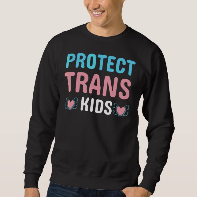 Moletom Proteger Orgulho Lgbt de Crianças Trans (Frente)