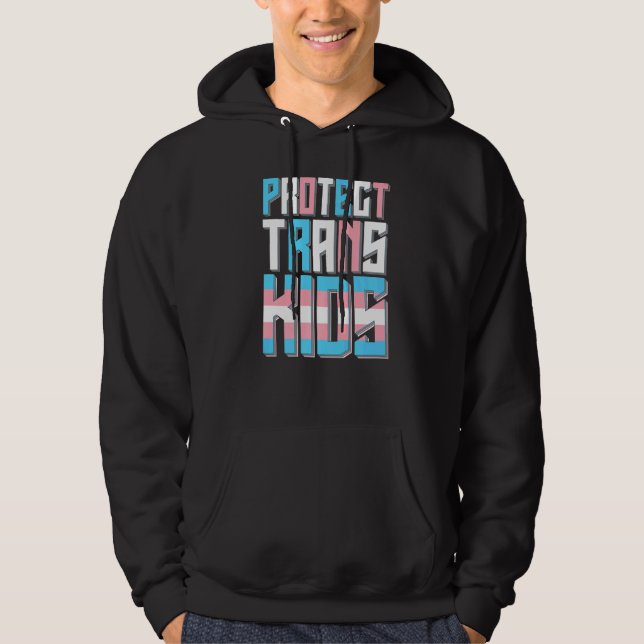 Moletom Proteger Orgulho Lgbt de Crianças Trans (Frente)