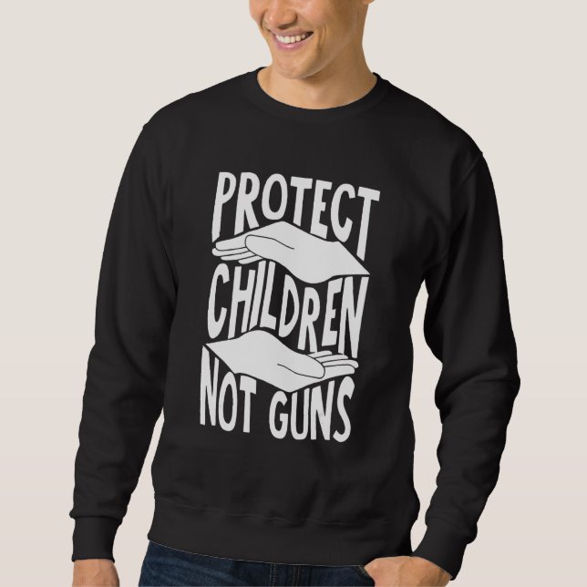 Moletom Proteja Crianças Não Armas 4 (Frente)