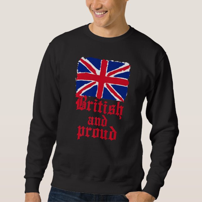 Moletom Proud British Patriotic Man Women and Child  1 (Frente)