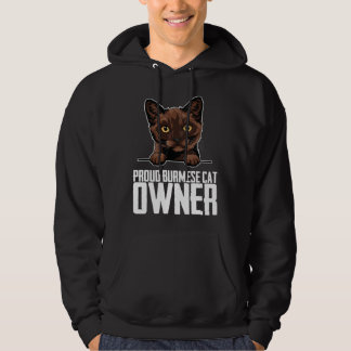 Moletom Proud burmese cat owner  1