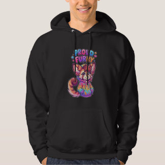 Moletom Proud Furry Anthro Character Sweet Hoodie Art