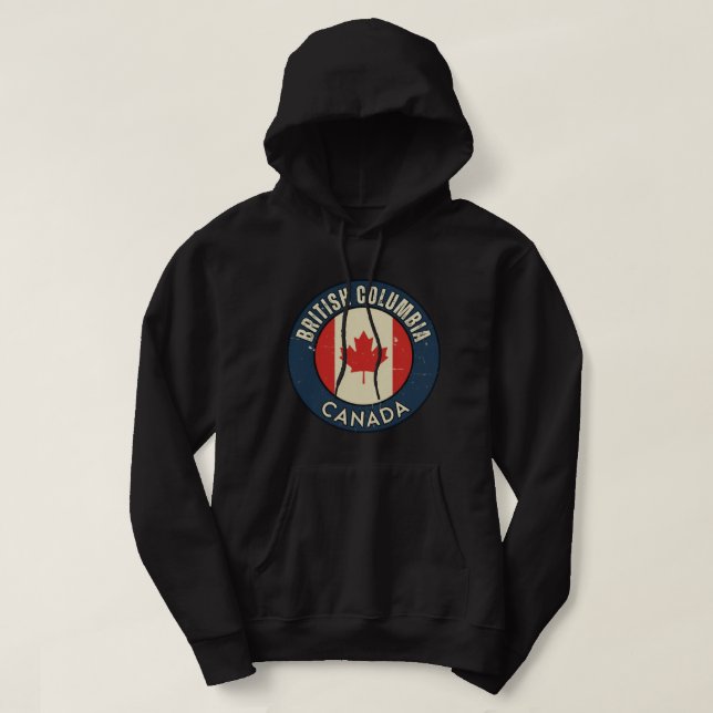 Moletom Província da Colúmbia Britânica Canadá (Frente do Design)