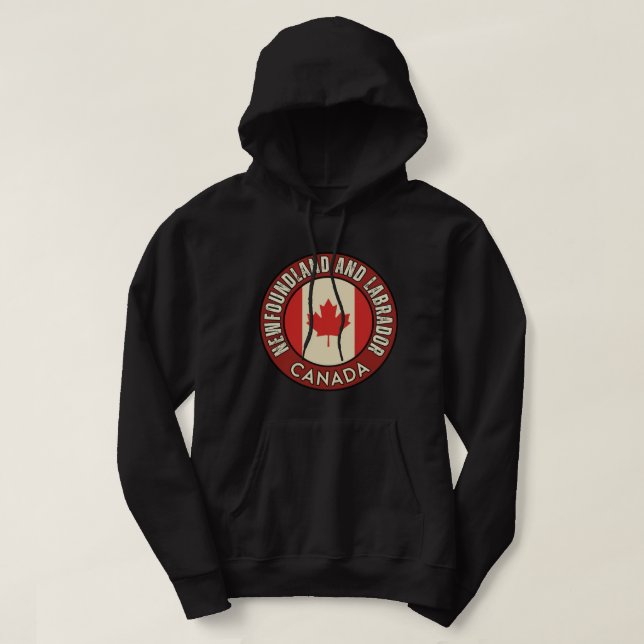 Moletom Província de Terra Nova e Labrador Canadá (Frente do Design)