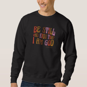 Moletom Psalm 4610 Esteja E Saiba Que Eu Sou Deus Religio