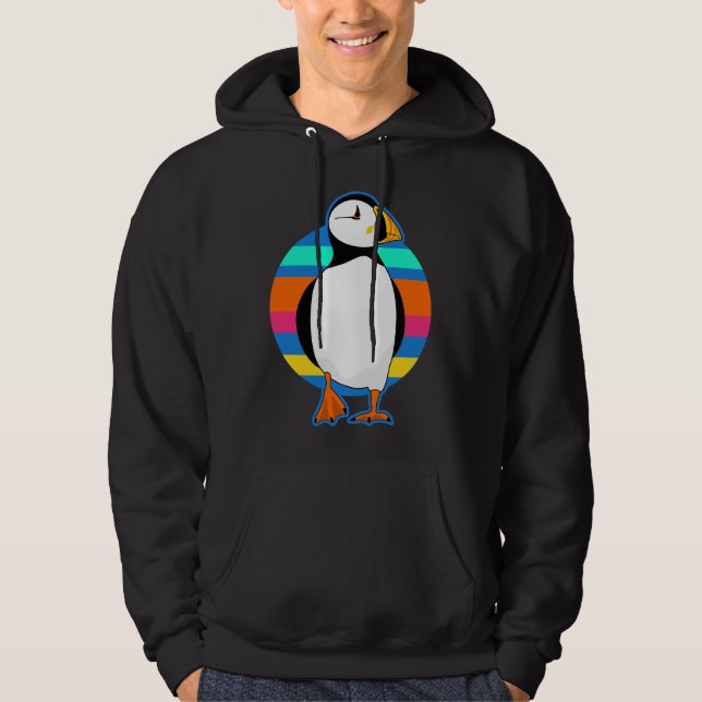 Moletom Puffin Retro Puffin (Frente)