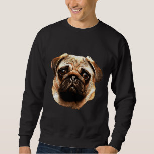 Moletom Pug Cutest Face Nunca! T-Shirt 513 essencial