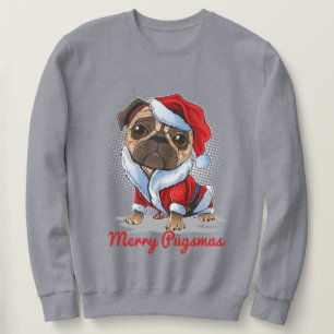 Moletom Pug de Natal