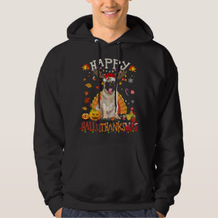 Moletom Pug Dog Happy Hallothanksmas Halloween