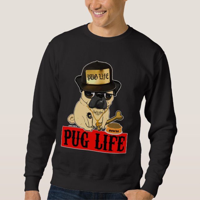 Moletom PUG LIFE Classic T-Shirt 350 (Frente)