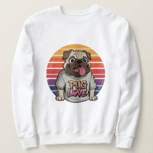 Moletom Pug Love Vibes