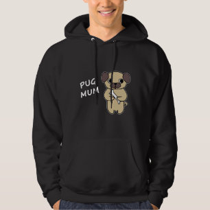 Moletom PUG MÃE 3 T-Shirt clássico 31