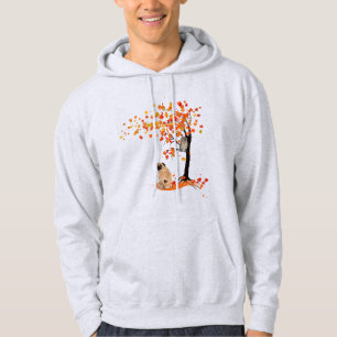 Moletom Pug Owl E Fall Tree Pug Proprietário Funny Pug Aut