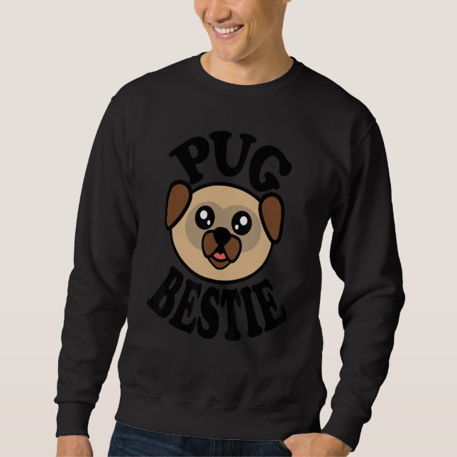 Moletom Pug   Pug Bestie (Frente)