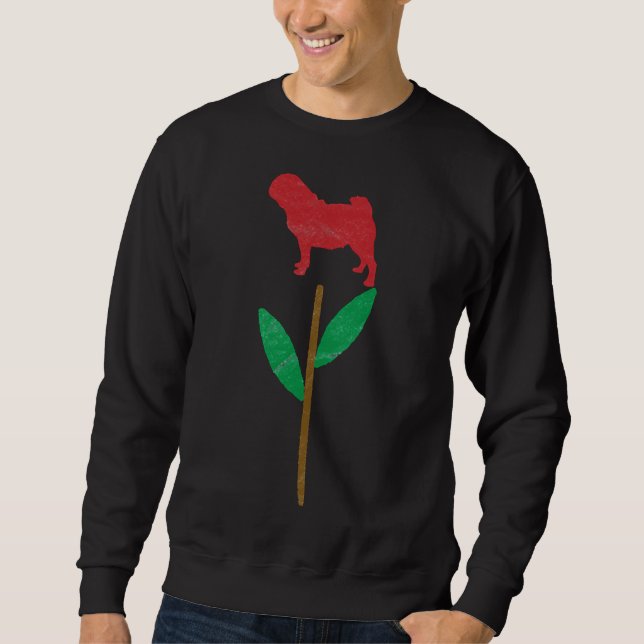 Moletom Pug Rosa Classic T-Shirt 190 (Frente)