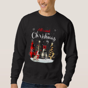 Moletom Pug Tudo Que Quero Para O Natal São Cães.