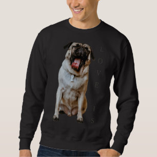 Moletom Pug Women Pug Mãe Pai Vida Amor Cachorro Pet 3