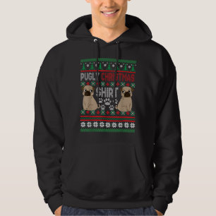 Moletom Pugly Pug Dog Ugly Christmas Xmas Pug Lovers Gift