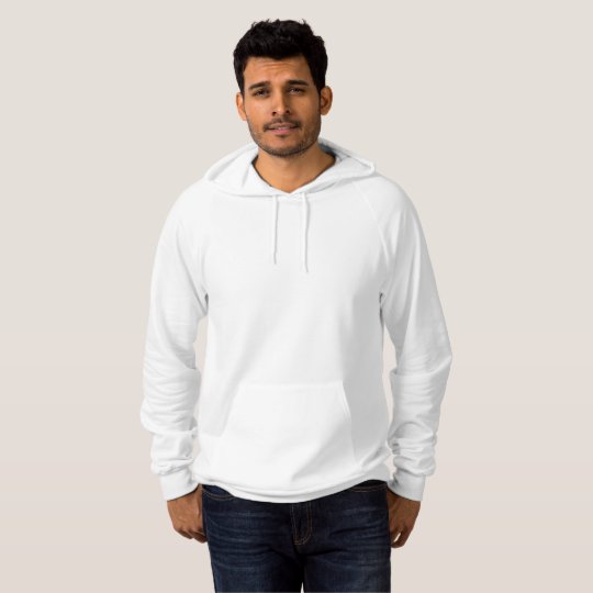 Moletom de Lã com Capuz, Branco