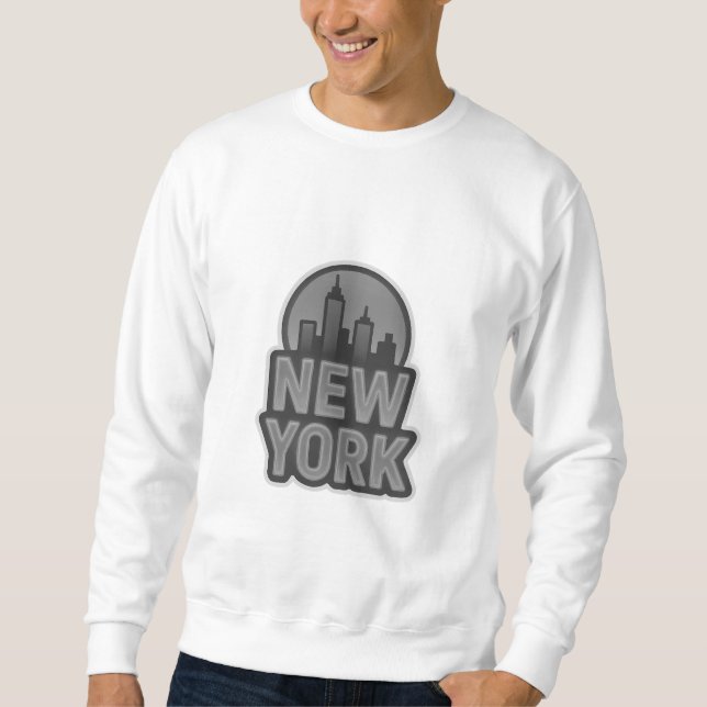 Moletom Pulso Urbano: Luzes de Nova York (Frente)