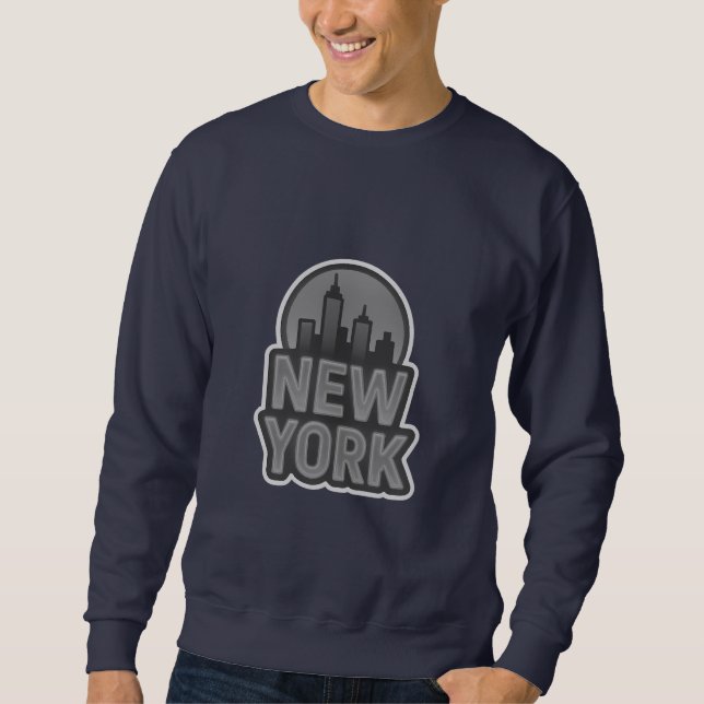 Moletom Pulso Urbano: Luzes de Nova York (Frente)