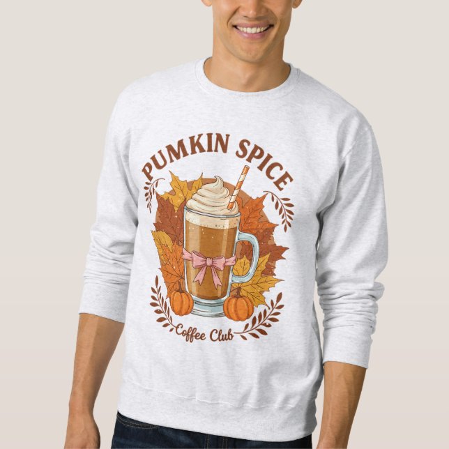 Moletom Pumpkin Spice Coffee Club Fall (Frente)