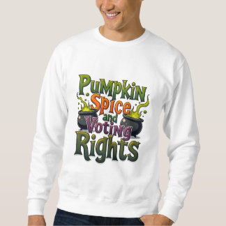 Moletom Pumpkin Spice e direitos de voto no Halloween