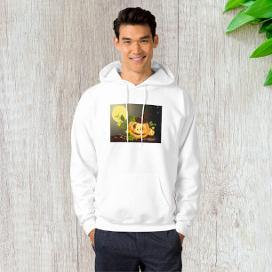 Moletom Pumpkin Witch Mens Hoodie