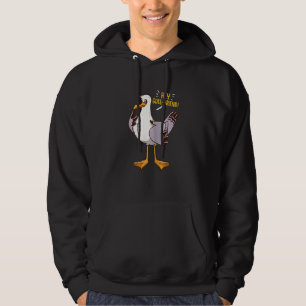 Moletom Pun Para Mulheres Ei Amigo Gaivota Pássaro Seagull